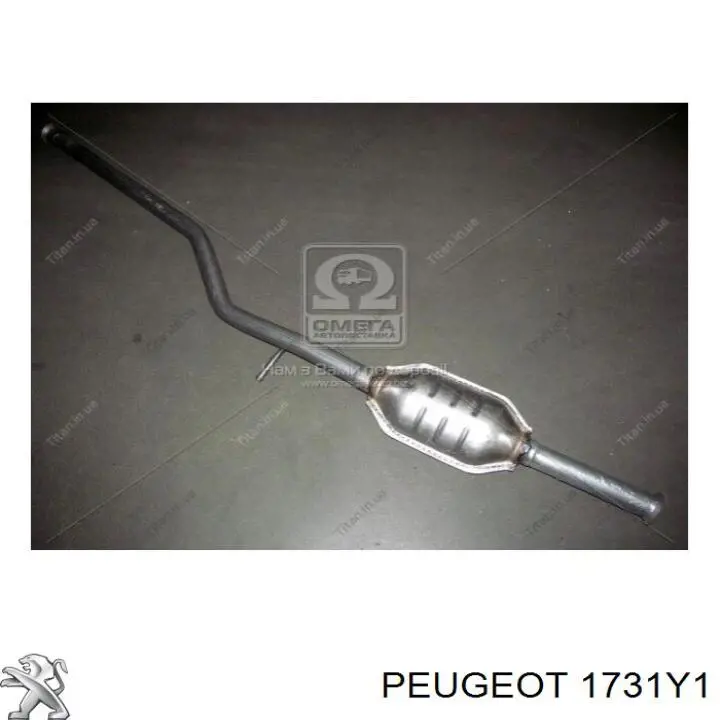 Труба приймальна (штани) глушника, передня Peugeot/Citroen 1731Y1 ціна, від 137.78 USD