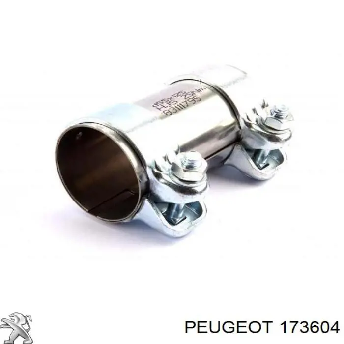173604 Peugeot/Citroen кронштейн/хомут глушника, задній