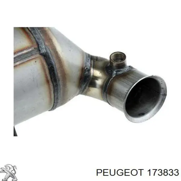 173833 Peugeot/Citroen конвертор-каталізатор (каталітичний нейтралізатор)