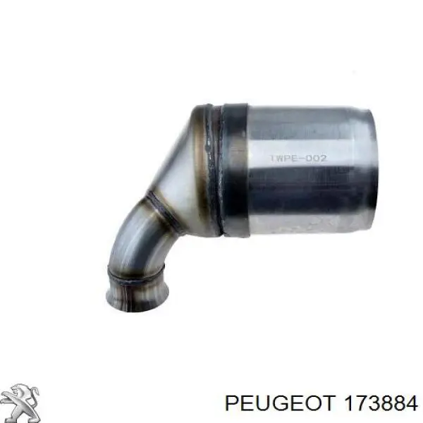 Фільтр системи відпрацьованих газів 173884 Peugeot/Citroen