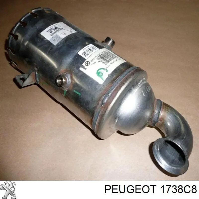 1738C8 Peugeot/Citroen Каталітичний нейтралізатор відпрацьованих газів