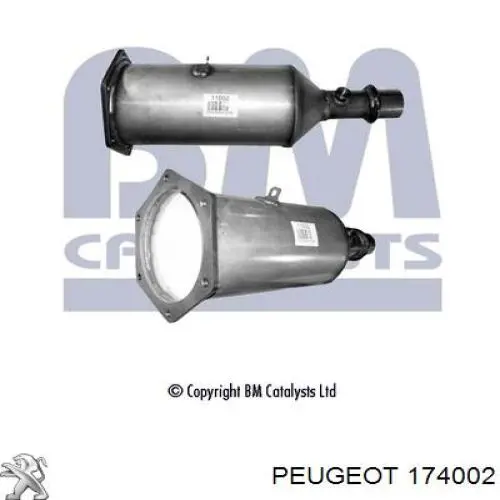Купити 174002 Peugeot/Citroen Сажевый фільтр