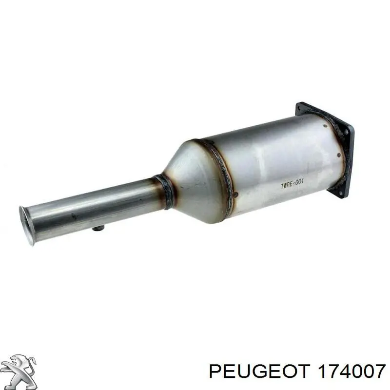 Фільтр системи відпрацьованих газів Peugeot/Citroen 174007 ціна, від 186.80 USD