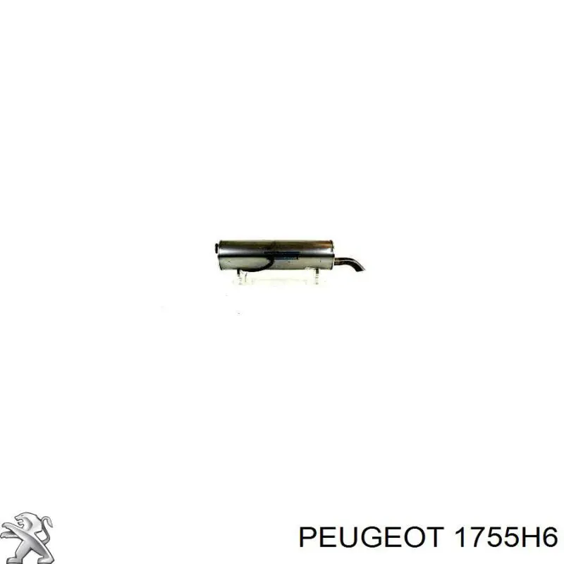 1755H6 Peugeot/Citroen Кронштейн кріплення глушника