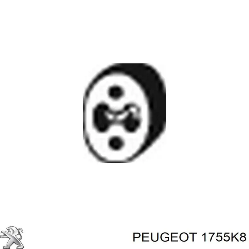 Подушка глушника 1755K8 Peugeot/Citroen
