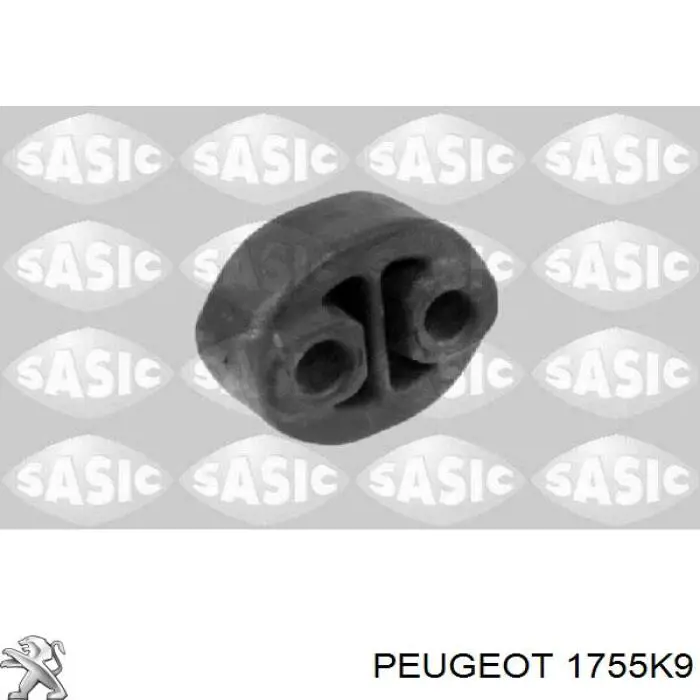 1755K9 Peugeot/Citroen Кронштейн кріплення глушника