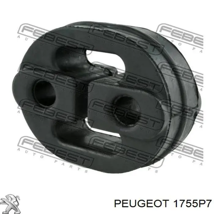 1755P7 Peugeot/Citroen подушка кріплення глушника