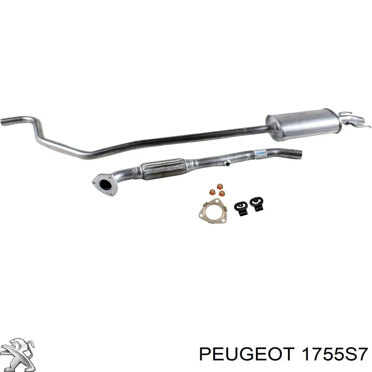 Подушка глушника 1755S7 Peugeot/Citroen