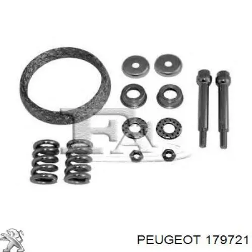 179721 Peugeot/Citroen прокладка прийомної труби глушника