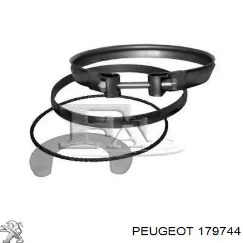 Хомут кріплення каталізатора до турбіни Peugeot/Citroen 179744 ціна, від 34.76 USD