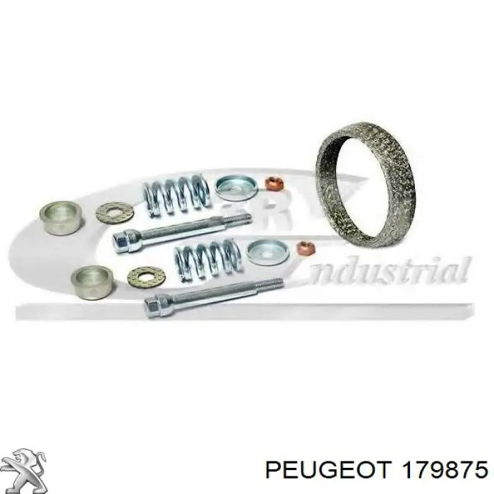 179875 Peugeot/Citroen прокладка прийомної труби глушника