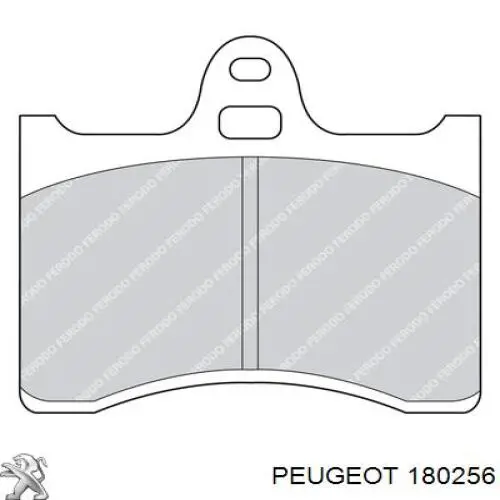 Купити 180256 Peugeot/Citroen Подушка (опора) двигуна, права