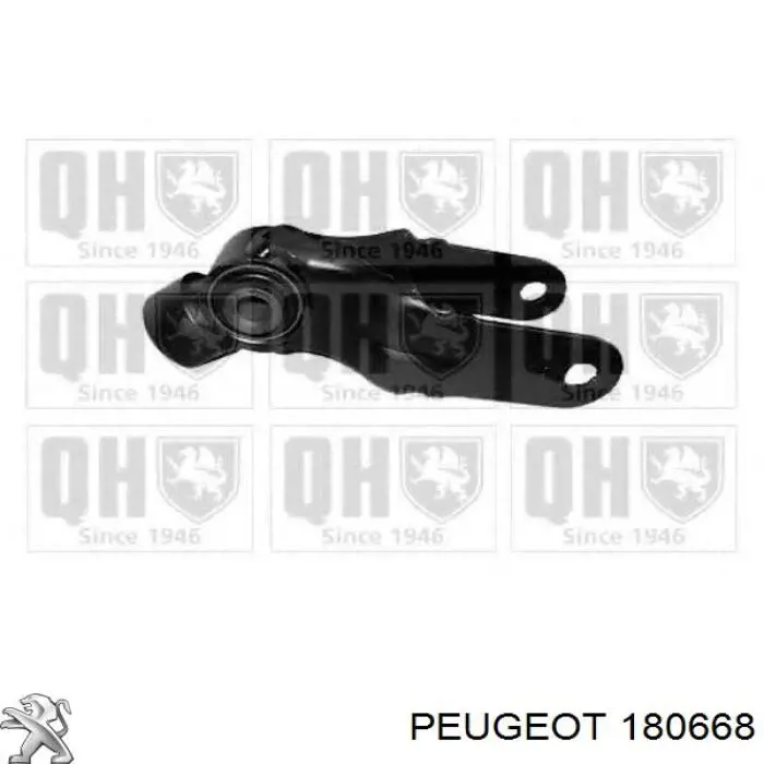 Кронштейн подушки (опори) двигуна, задньої 180668 Peugeot/Citroen