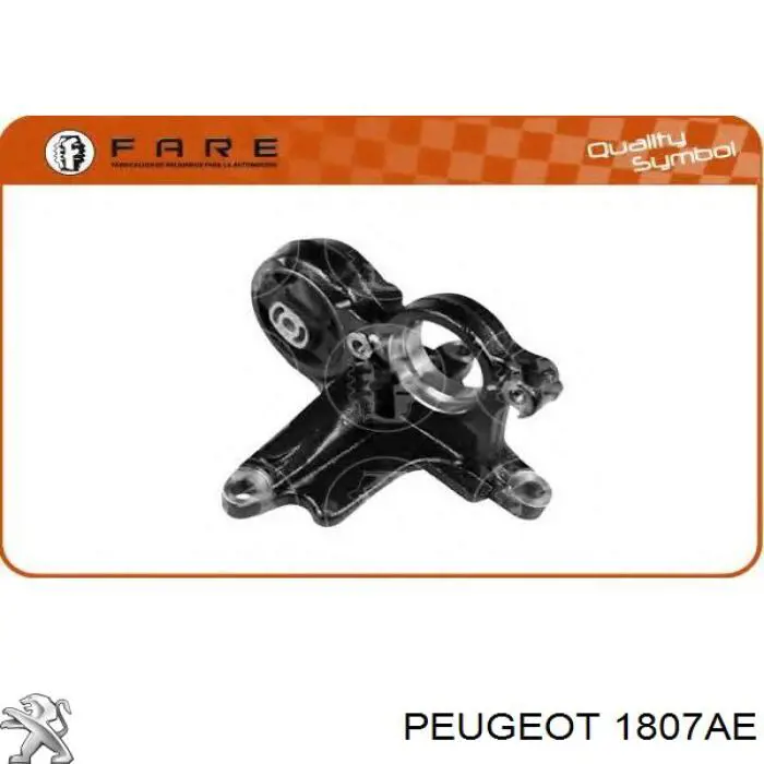 1807AE Peugeot/Citroen подушка (опора двигуна, задня (сайлентблок))