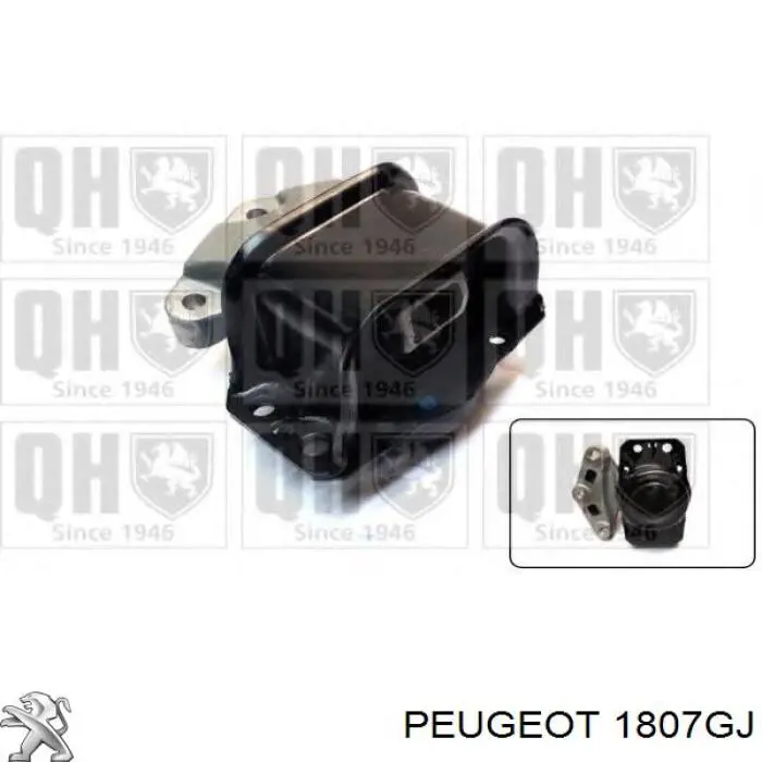 Права подушка двигуна Peugeot/Citroen 1807GJ ціна, від 57.54 USD