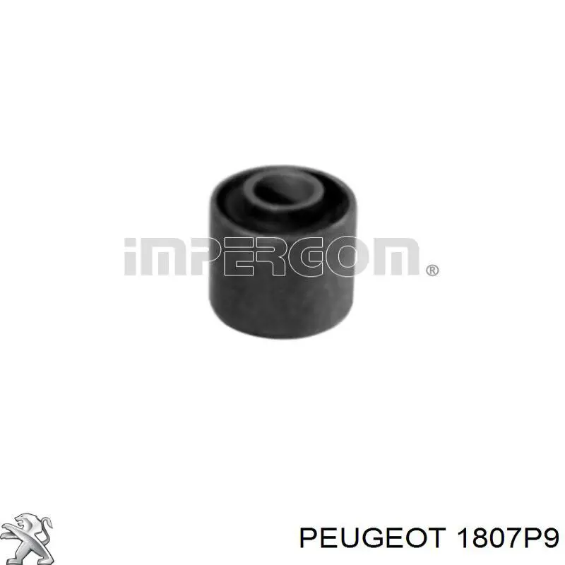 Подушка (опора) двигуна, задня (сайлентблок) 1807P9 Peugeot/Citroen