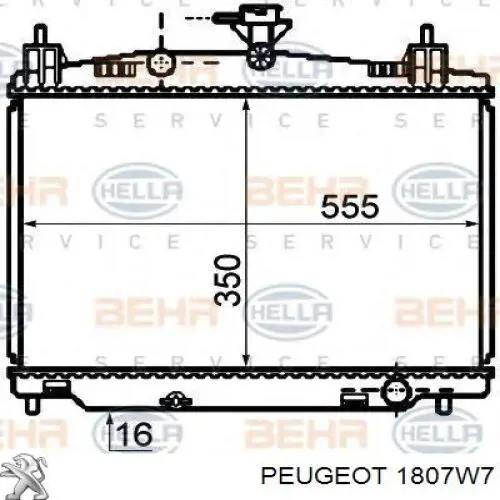 Купити 1807W7 Peugeot/Citroen Задня опора двигуна