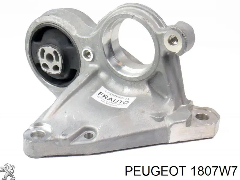 1807W7 Peugeot/Citroen подушка (опора двигуна, задня (сайлентблок))