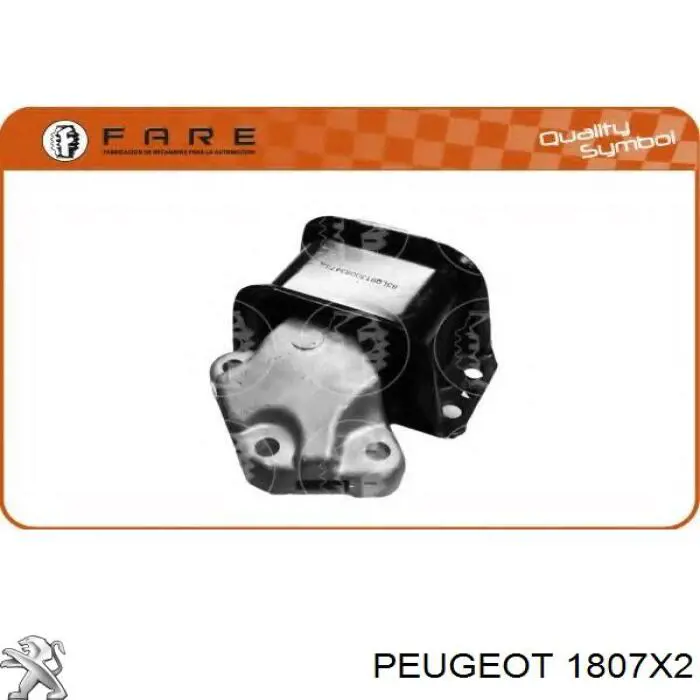 Купити 1807X2 Peugeot/Citroen Подушка (опора) двигуна, права