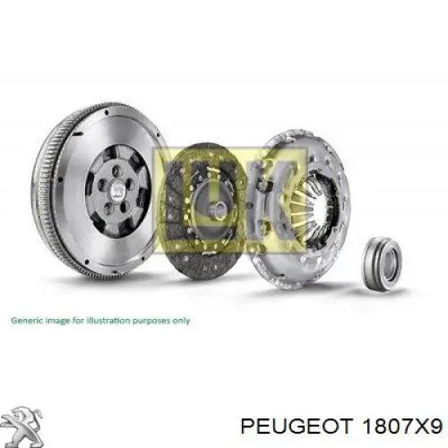 Купити 1807X9 Peugeot/Citroen Задня подушка двигуна