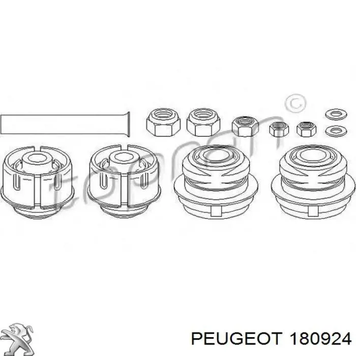 Купити 0000180924 Peugeot/Citroen Правий сайлентблок двигуна