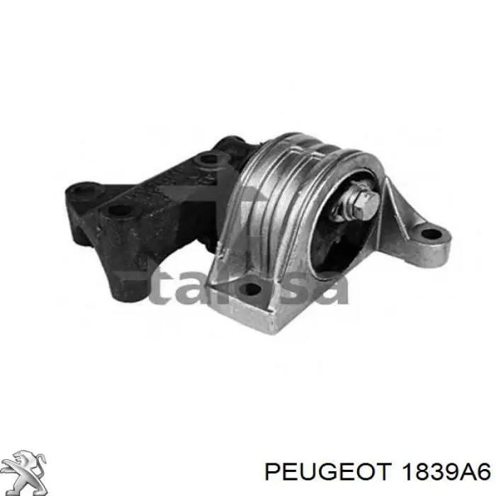 Права подушка двигуна Peugeot/Citroen 1839A6 ціна, від 42.94 USD