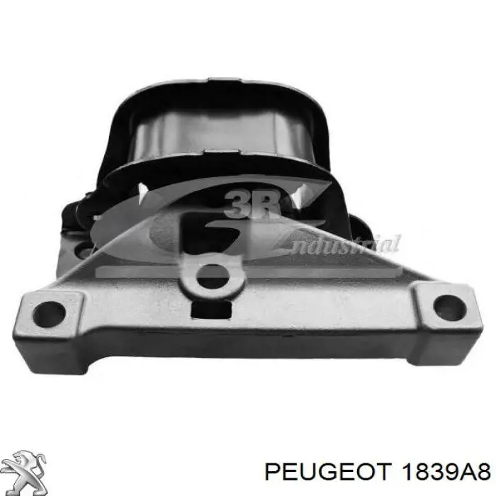 1839F6 Peugeot/Citroen Права подушка мотора