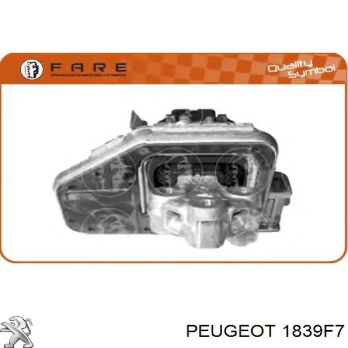 1839F7 Peugeot/Citroen подушка (опора двигуна, права)