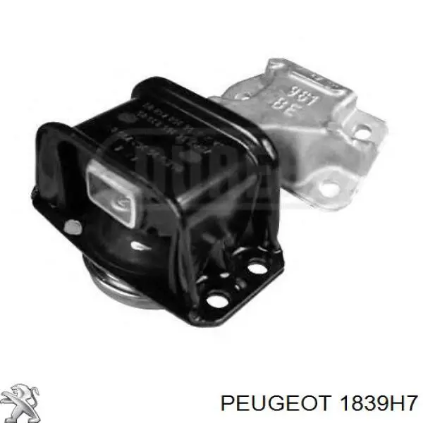 Подушка (опора) двигуна, права верхня Peugeot/Citroen 1839H7 ціна, від 61.57 USD