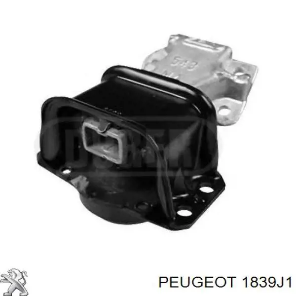 Подушка (опора) двигуна, права верхня Peugeot/Citroen 1839J1 ціна, від 51.66 USD