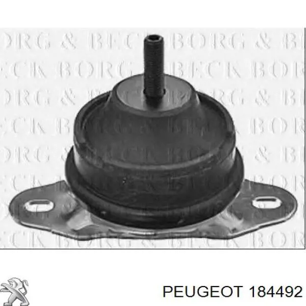 184492 Peugeot/Citroen подушка (опора двигуна, права верхня)