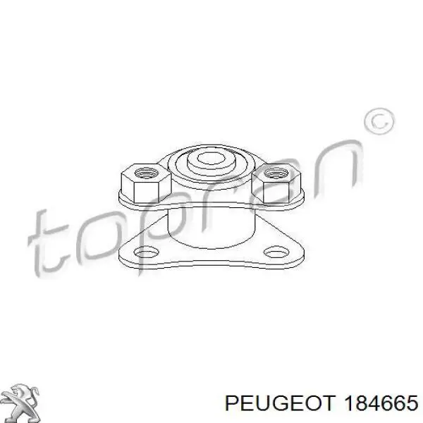 184665 Peugeot/Citroen подушка (опора двигуна, ліва передня)