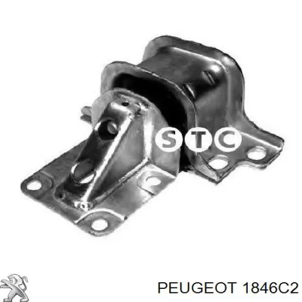 Купити 1846C2 Peugeot/Citroen Подушка (опора) двигуна, ліва