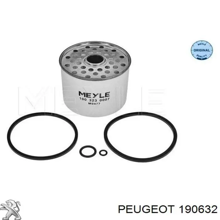 Купити 190632 Peugeot/Citroen Фільтр-відстійник палива грубої очистки