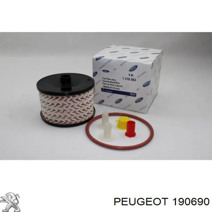 Фільтр тонкого очищення палива Peugeot/Citroen 190690 ціна, від 9.85 USD