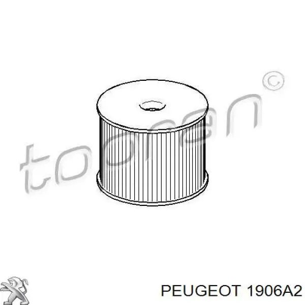Фільтр тонкого очищення палива Peugeot/Citroen 1906A2 ціна, від 7.19 USD