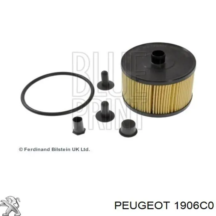 Фільтр тонкого очищення палива Peugeot/Citroen 1906C0 ціна, від 12.81 USD