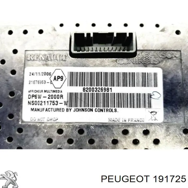  Peugeot/Citroen 191725 ціна, від 0.12 USD