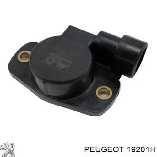 19201H Peugeot/Citroen датчик положення дросельної заслінки (потенціометр)