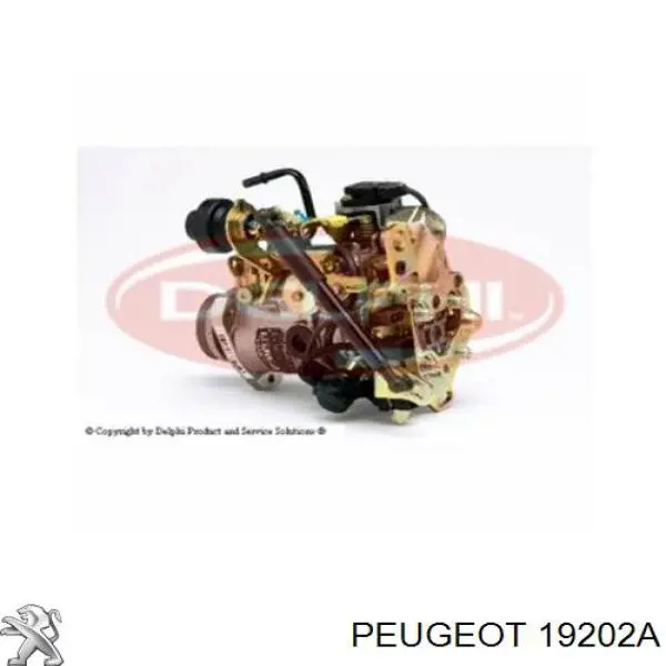 19202A Peugeot/Citroen насос паливний високого тиску (пнвт - DIESEL)