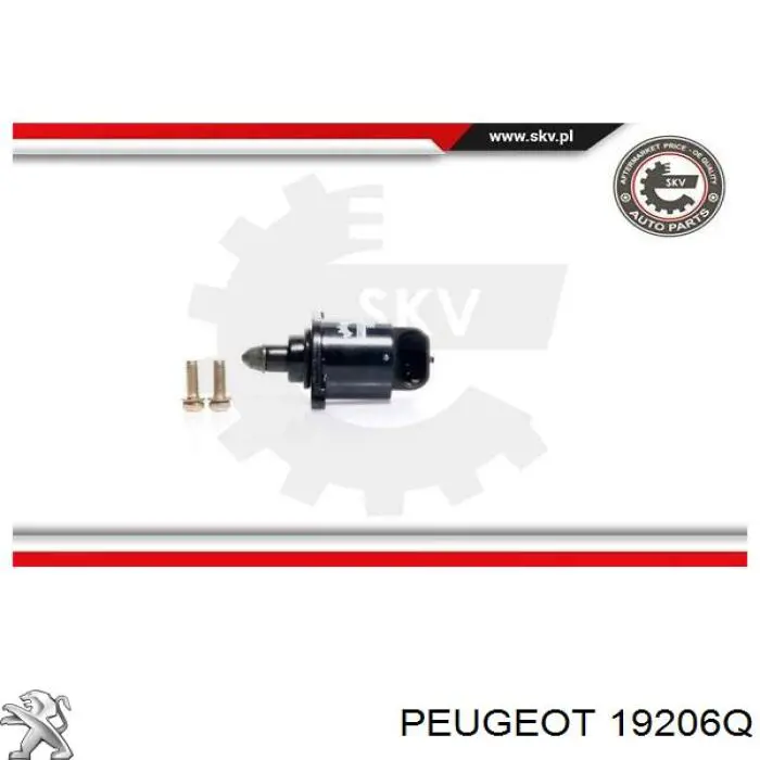 Регулятор холостого ходу Peugeot/Citroen 19206Q