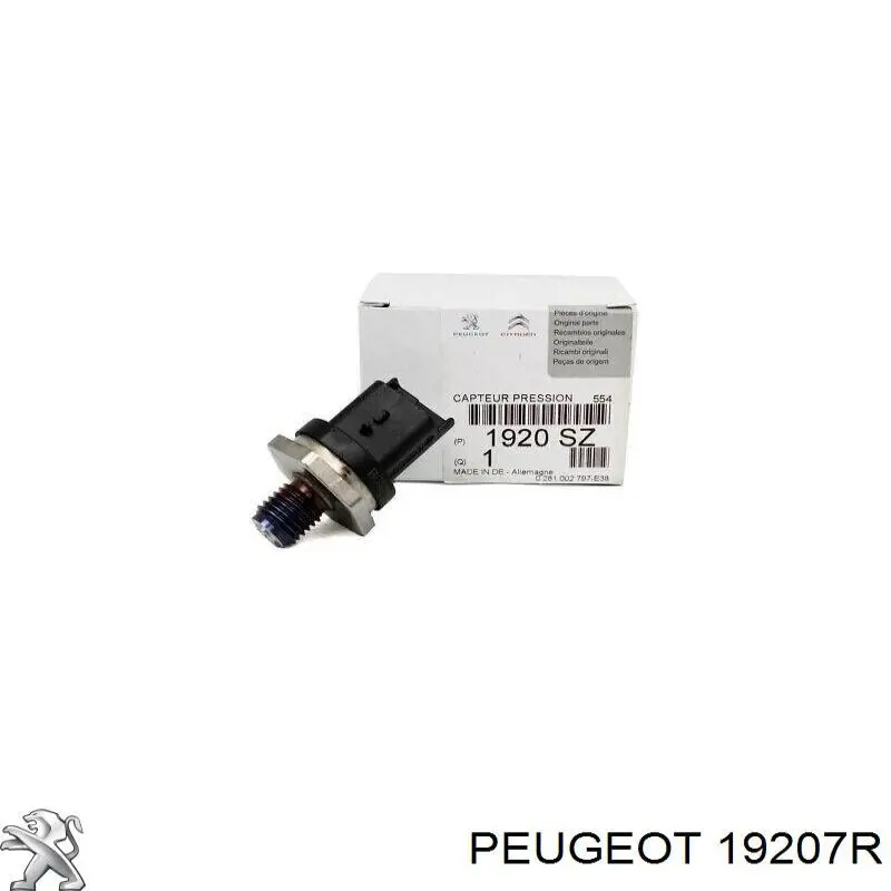 Купити 19207R Peugeot/Citroen Датчик тиску палива
