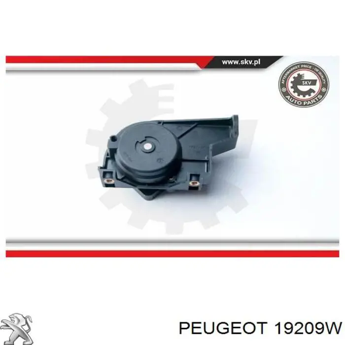 19209W Peugeot/Citroen датчик положення педалі акселератора (газу)