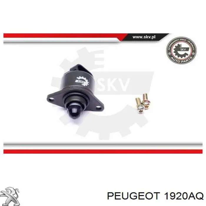 Клапан холостого ходу Peugeot/Citroen 1920AQ ціна, від 25.98 USD