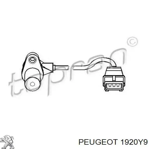 1920Y9 Peugeot/Citroen датчик положення (оборотів коленвалу)
