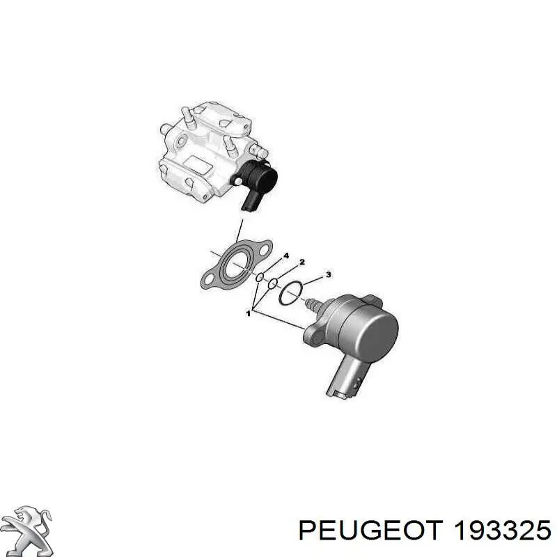 193325 Peugeot/Citroen Клапан високого тиску