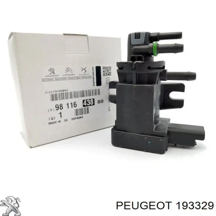 Клапан регулювання тиску, редукційний клапан ПНВТ 193329 Peugeot/Citroen