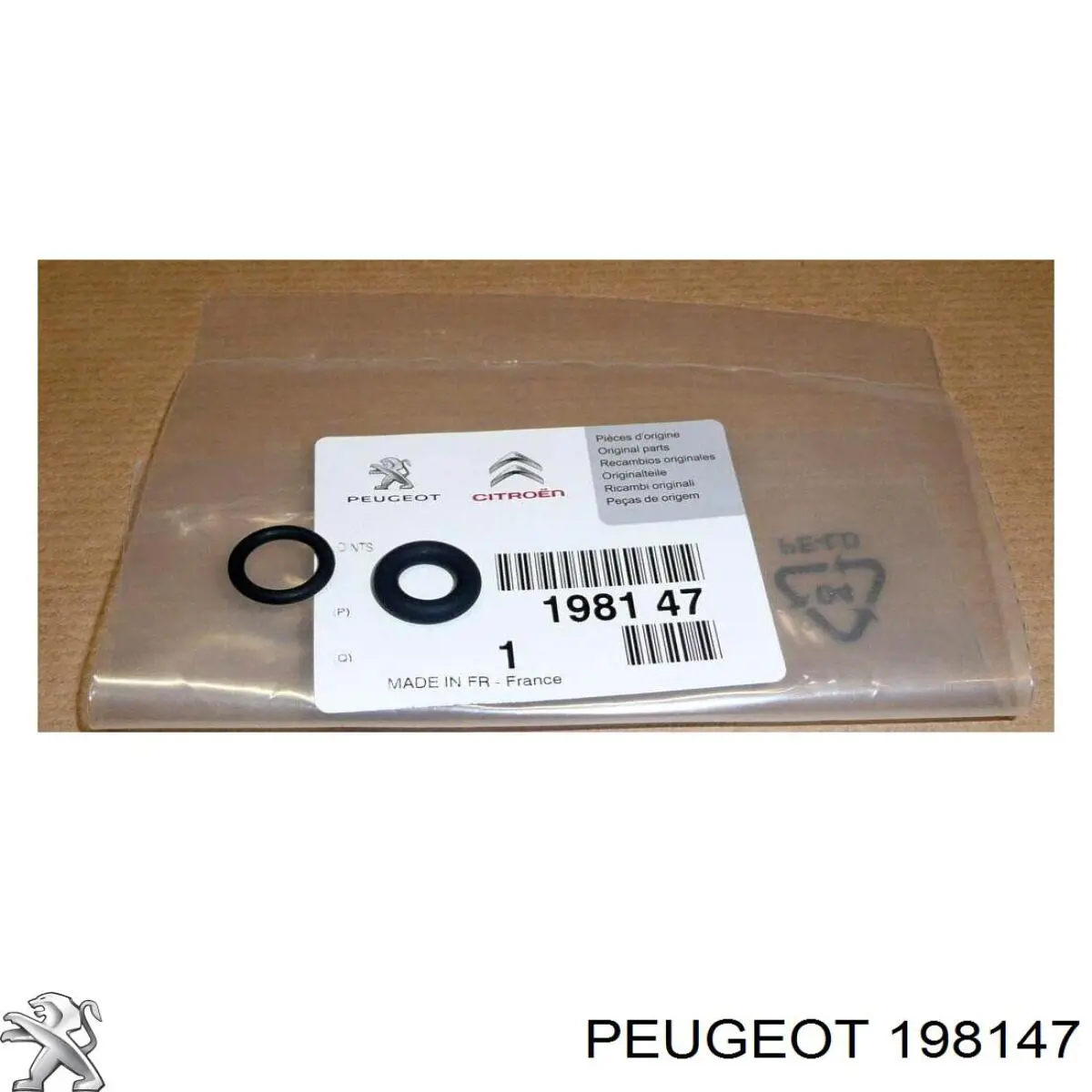 Ремкомплект форсунок 0000198147 Peugeot/Citroen