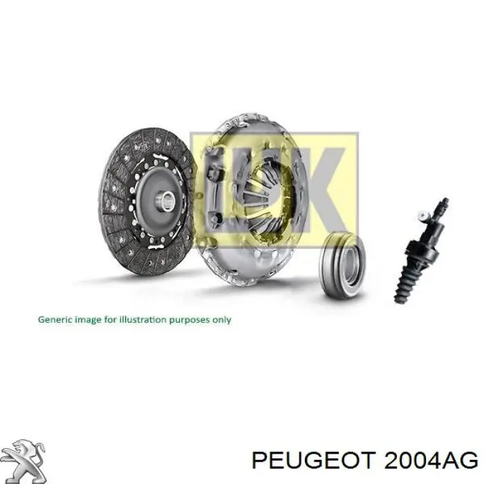 Комплект сцепления на Peugeot 308 4A, 4C
