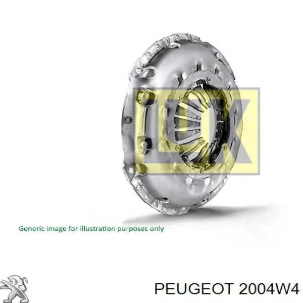Корзина диска зчеплення Peugeot/Citroen 2004V0
